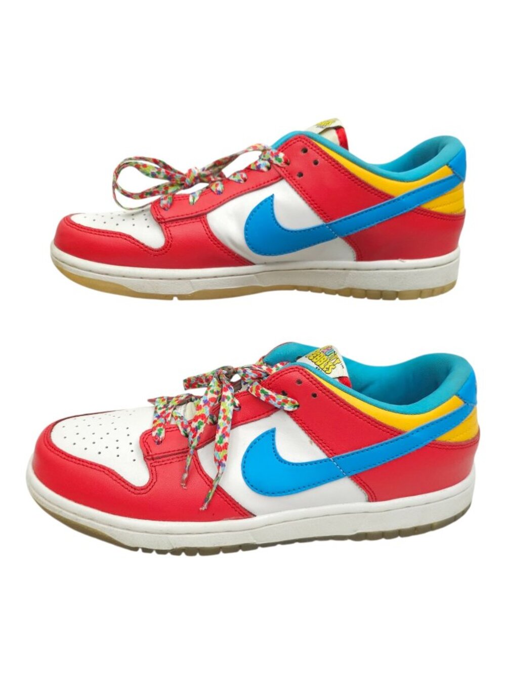 Nike Dunk Low x LeBron James x Fruity Pebbles Mens 8 Habanero Red DH8009-600
